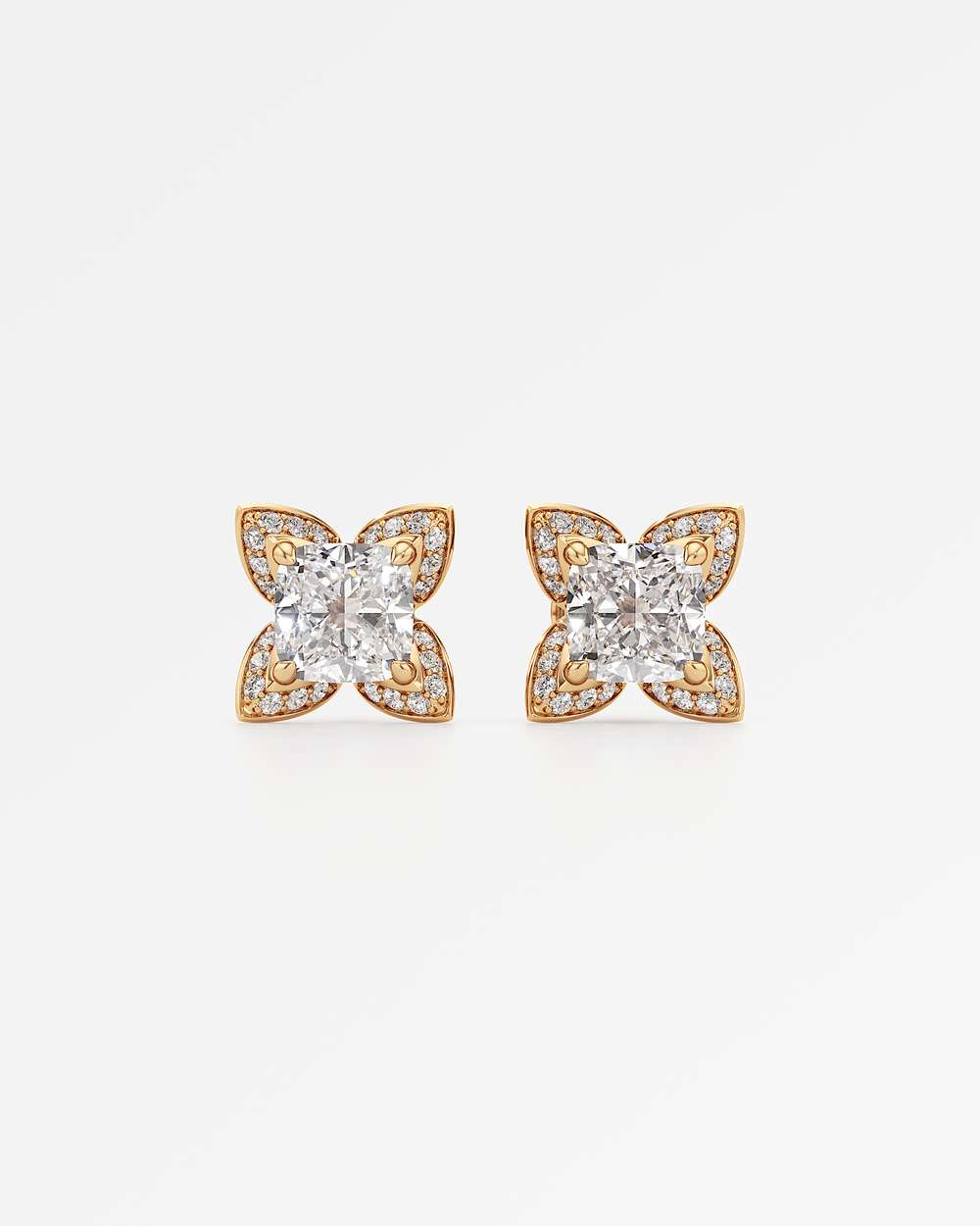 Etera Diamond Stud Earrings
