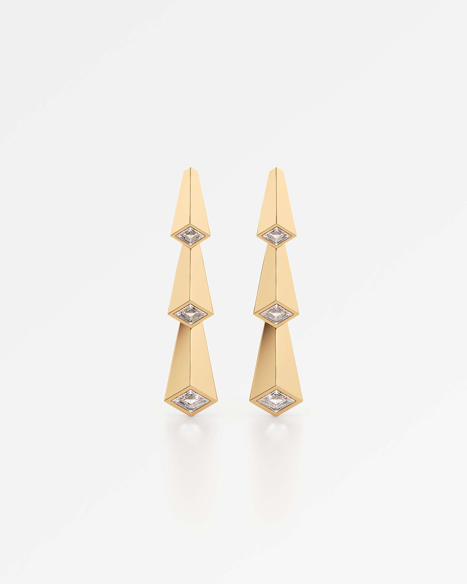 Trelis Diamond Earrings