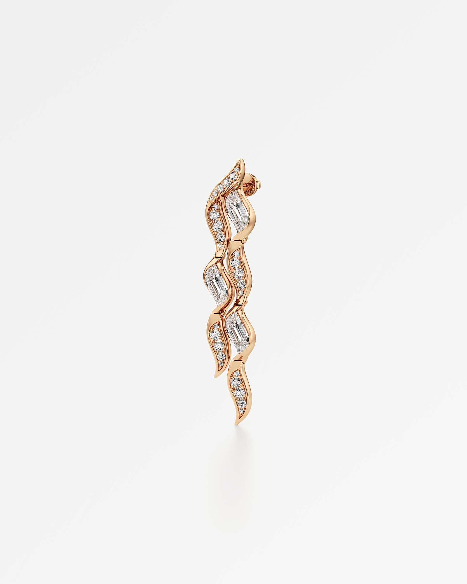 Glimmer Namie Diamond Earrings, In 14K Rose Gold (6.25 ctw)