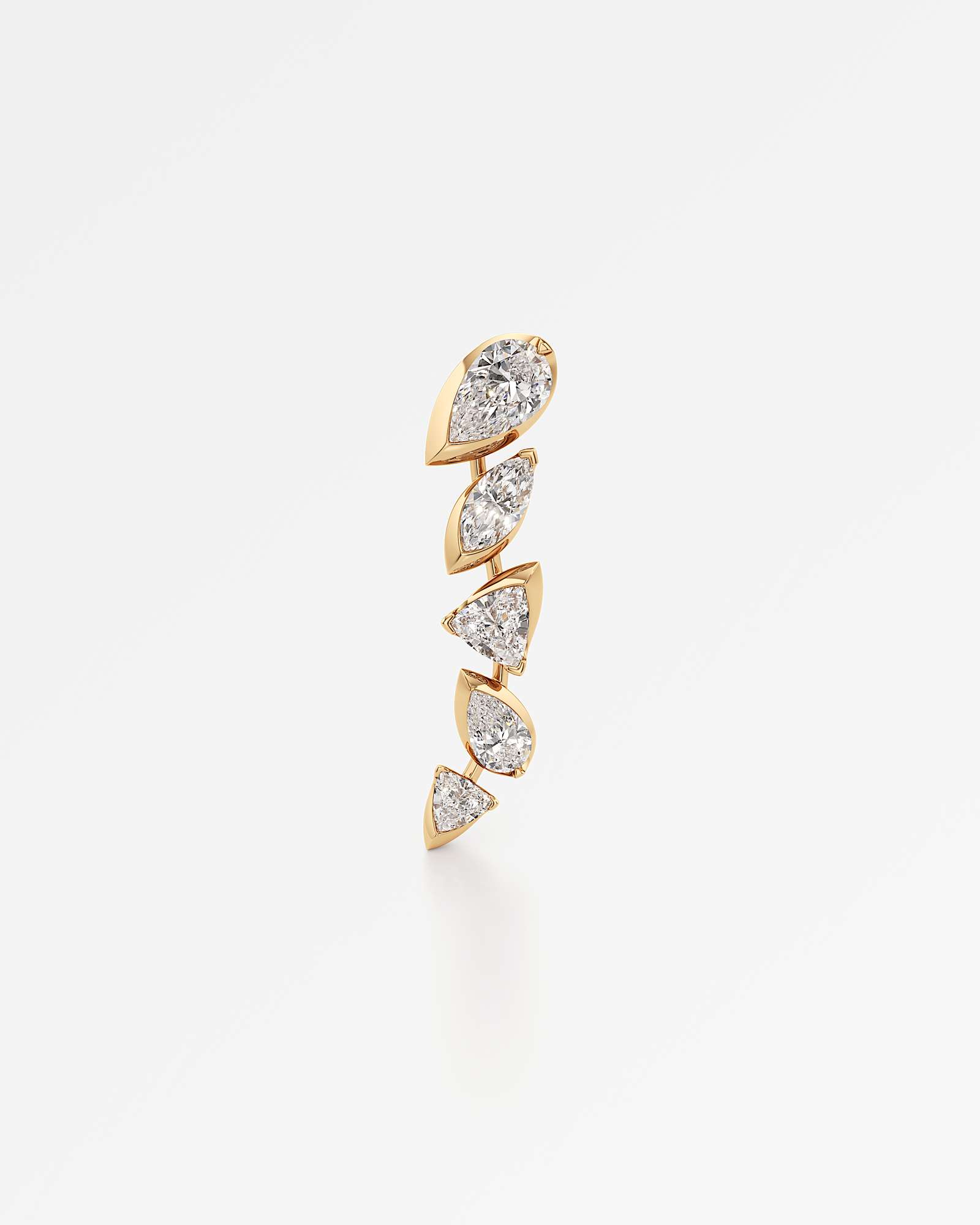 Pinnacle Vetté Diamond Earrings, In 14K Yellow Gold (3.42 ctw)