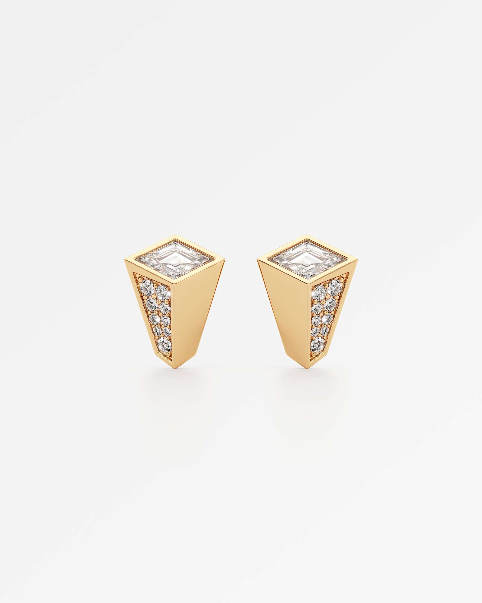 Speigl Pavé Diamond Stud Earrings