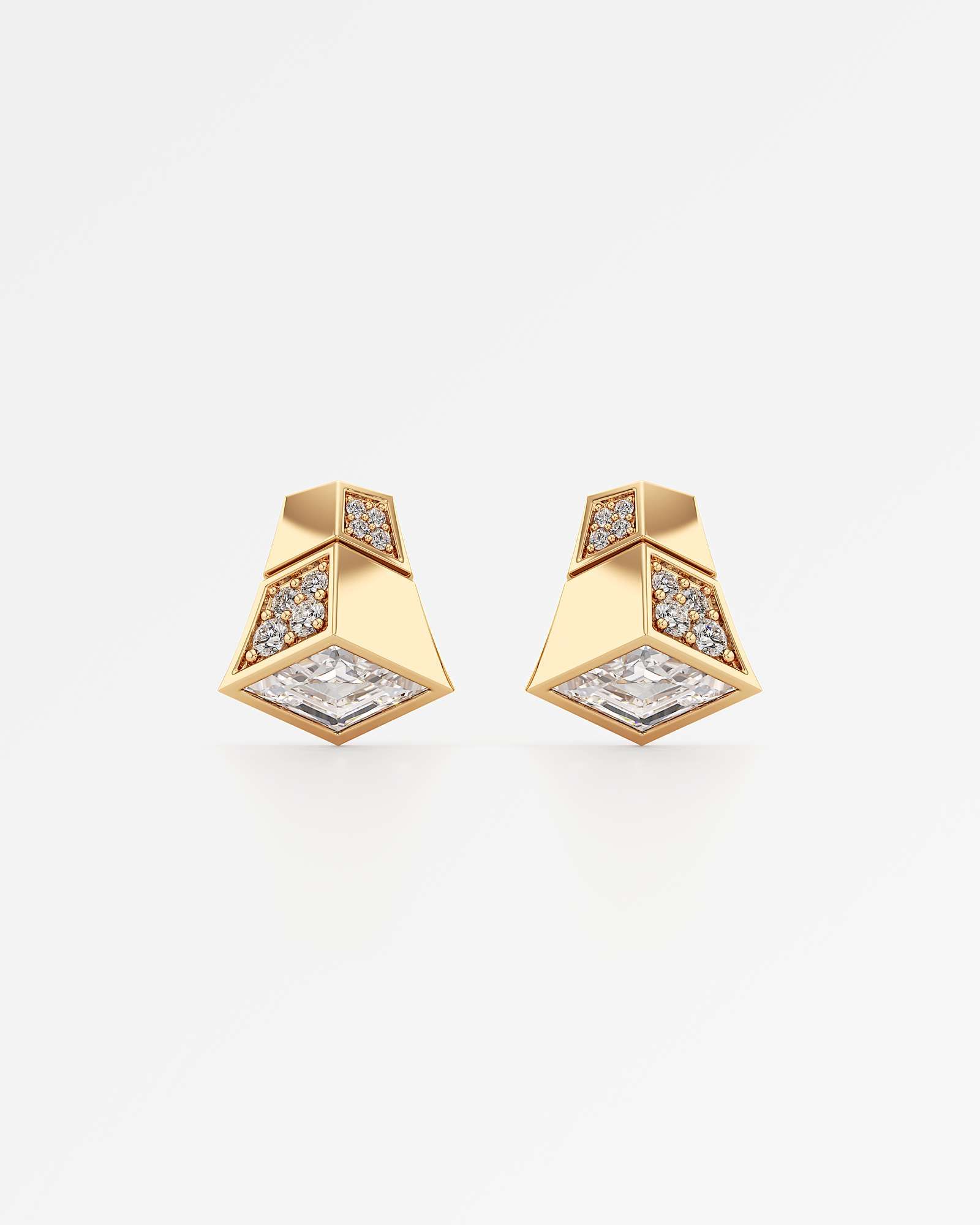 Overelle Diamond Stud Earrings