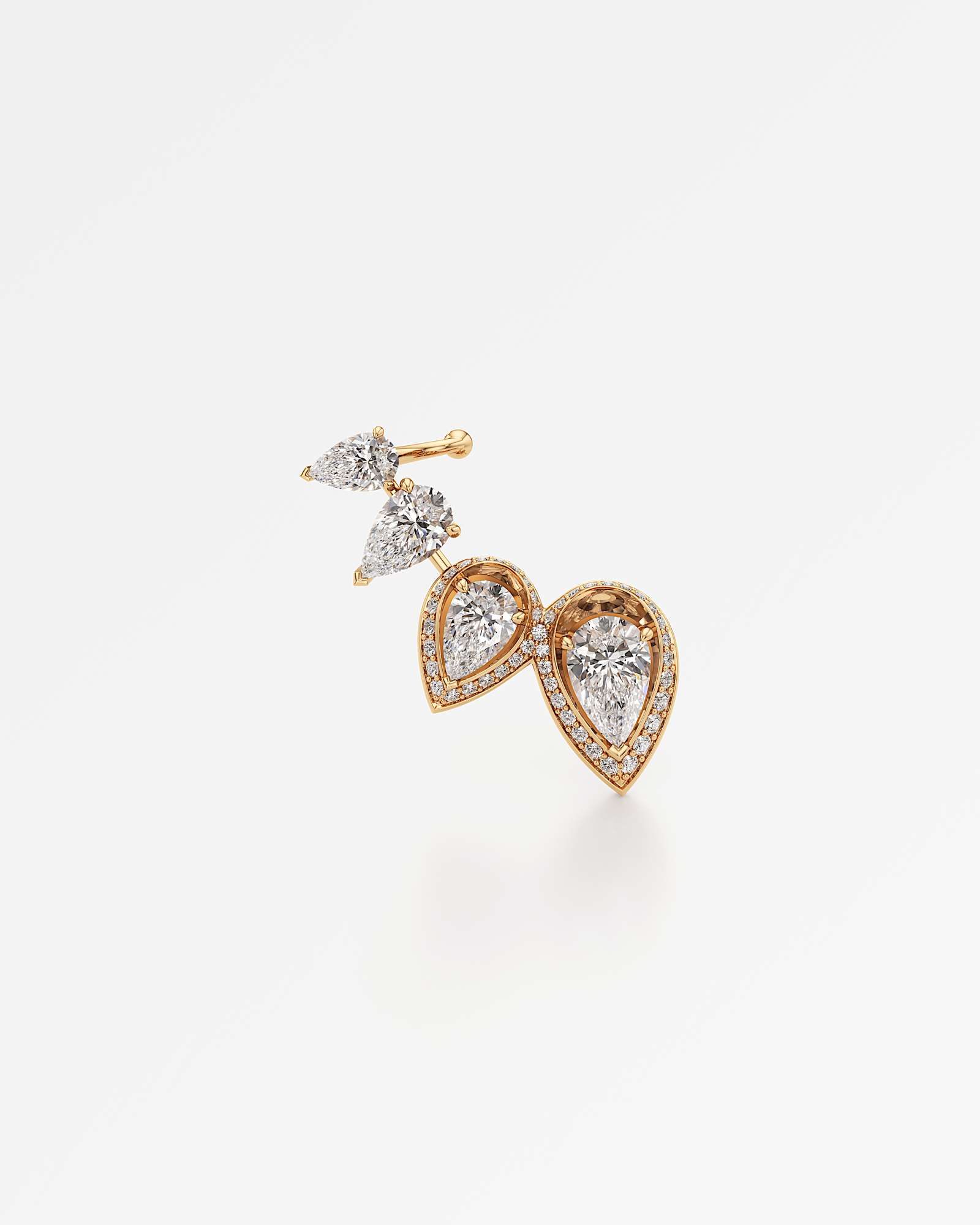 HELD Avera Diamond Earrings, In 14K Yellow Gold (5.27 ctw)