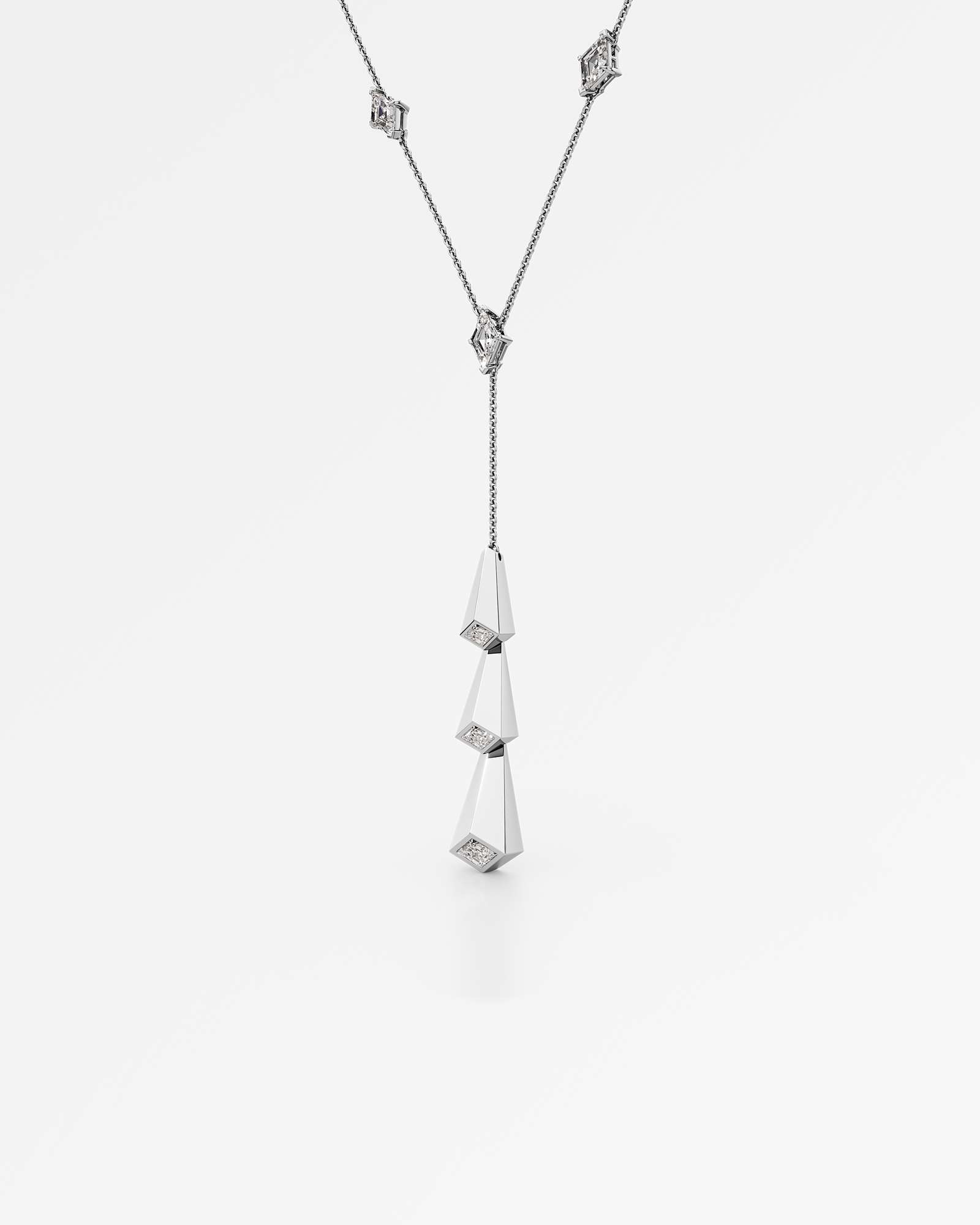 AM To Beyond Trelora Diamond Necklace, in 14K White Gold (1.91 ctw)