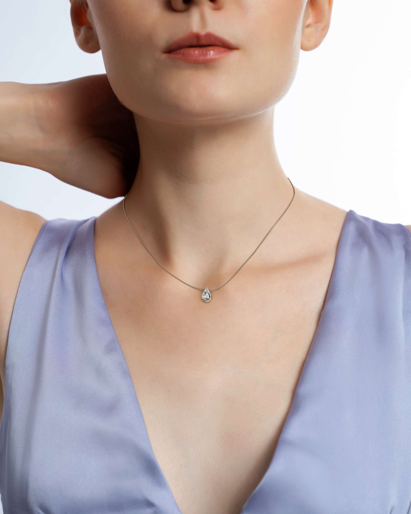 You Dewdrops Diamond Pendant, in 14K White Gold (0.99 ctw)