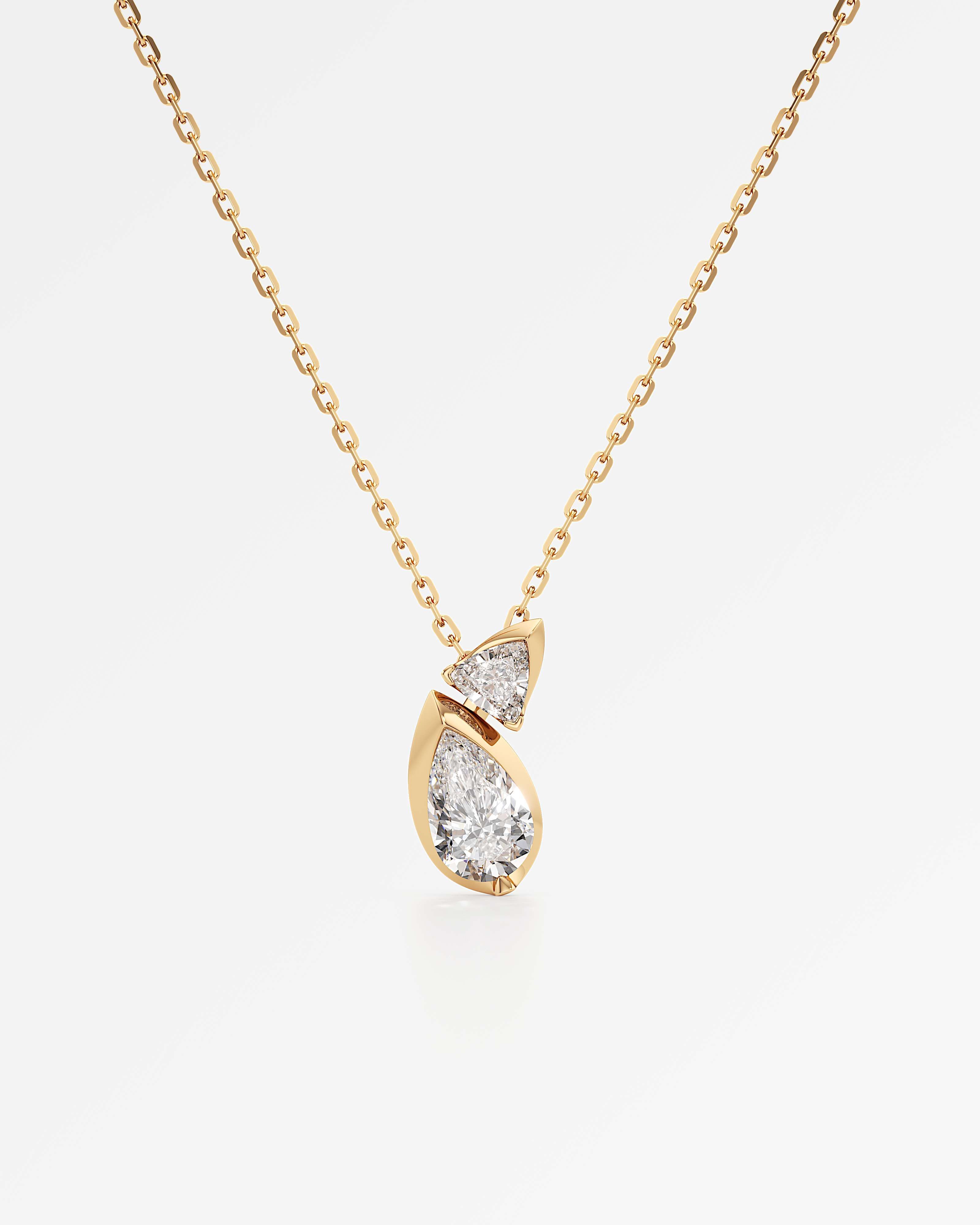 Pinnacle Levenne Diamond Pendant, In 14K Yellow Gold (0.95 ctw)