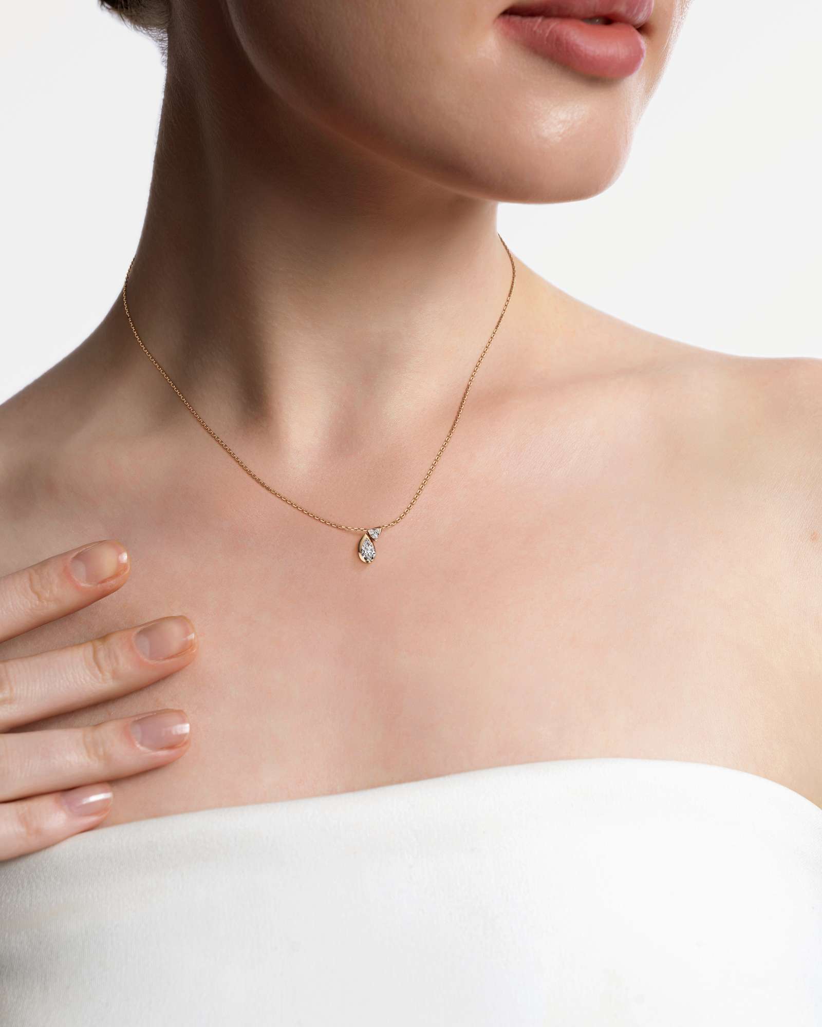 Pinnacle Levenne Diamond Pendant, In 14K Yellow Gold (0.95 ctw)