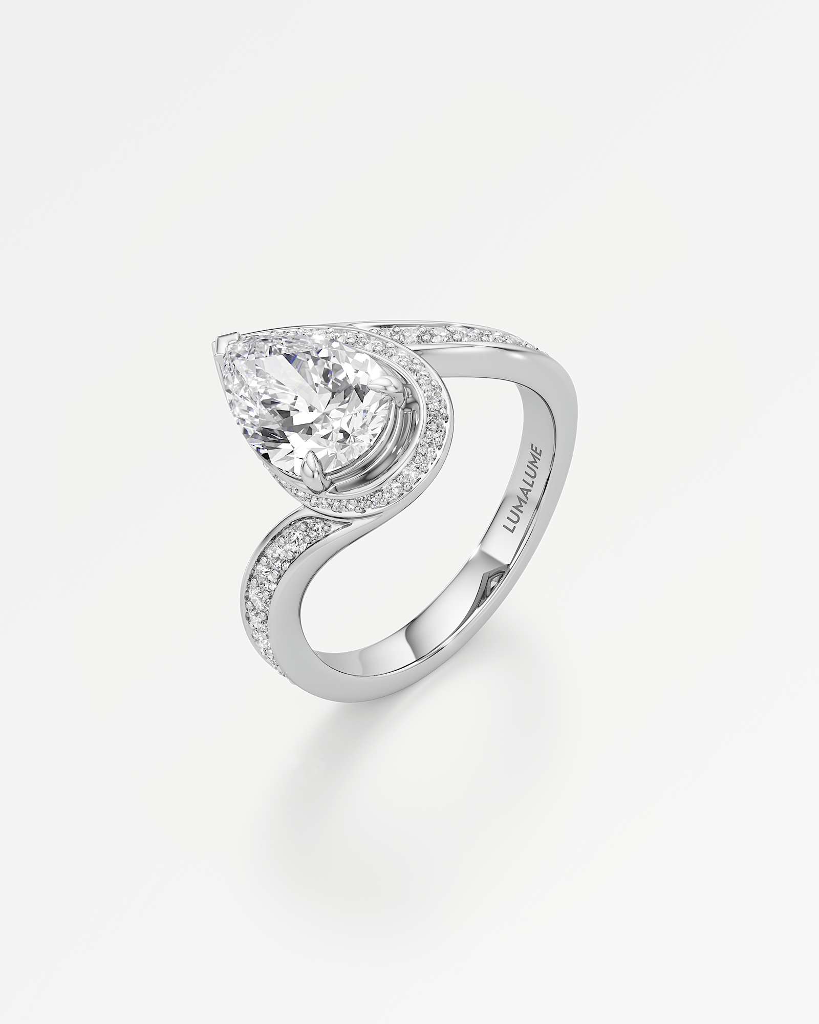 Nautilus Diamond Engagement Ring
