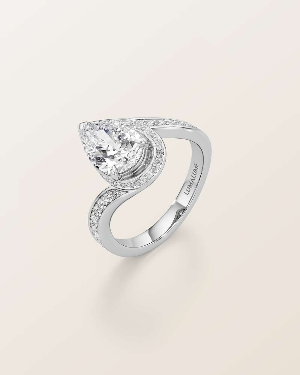 Nautilus Diamond Engagement Ring