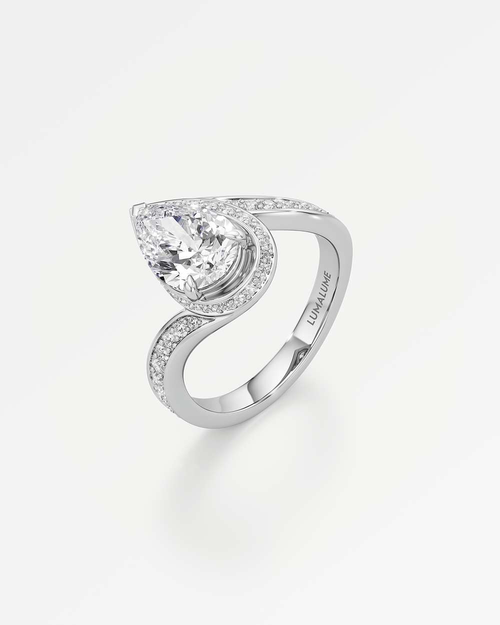 Nautilus Diamond Engagement Ring