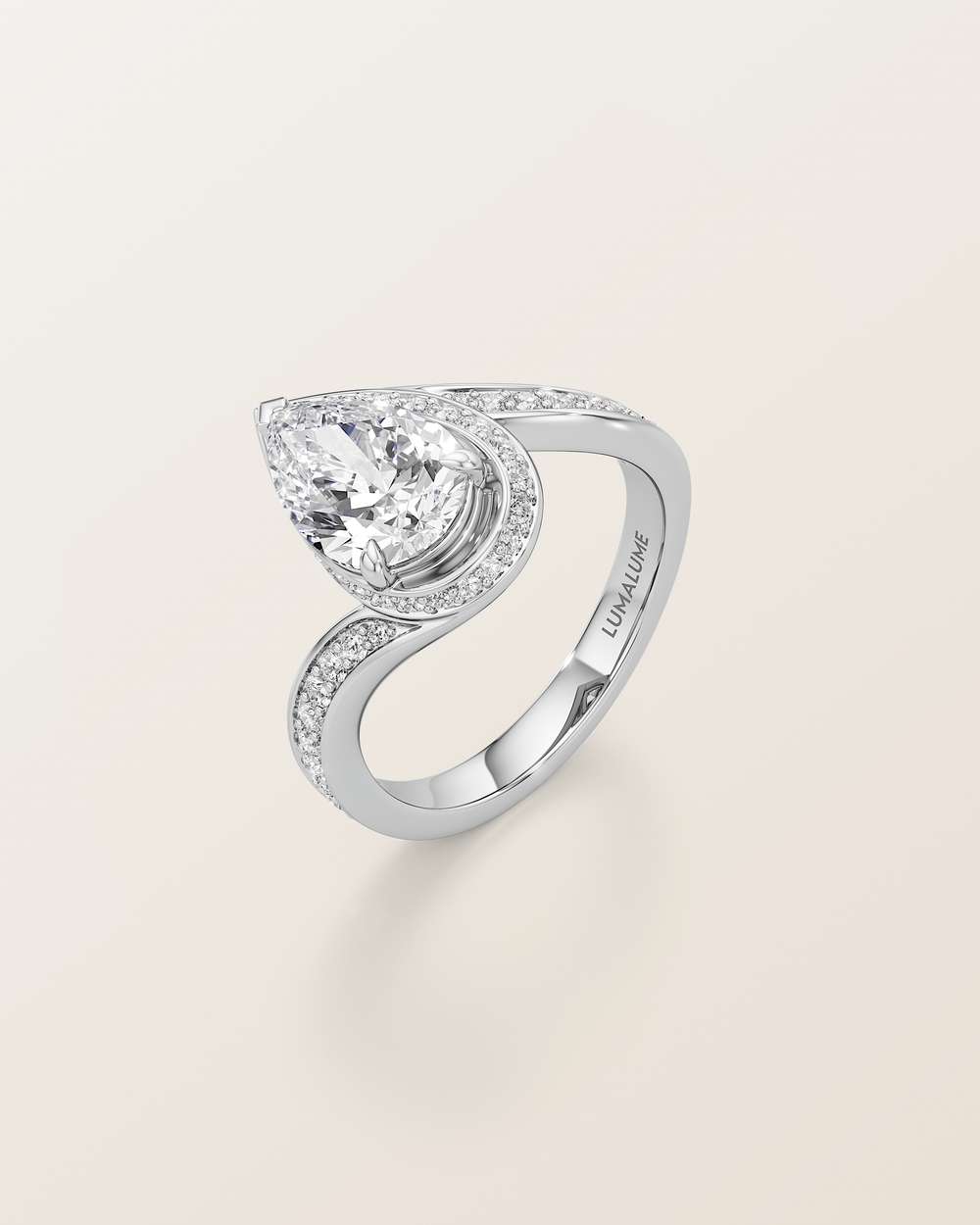 Nautilus Diamond Engagement Ring