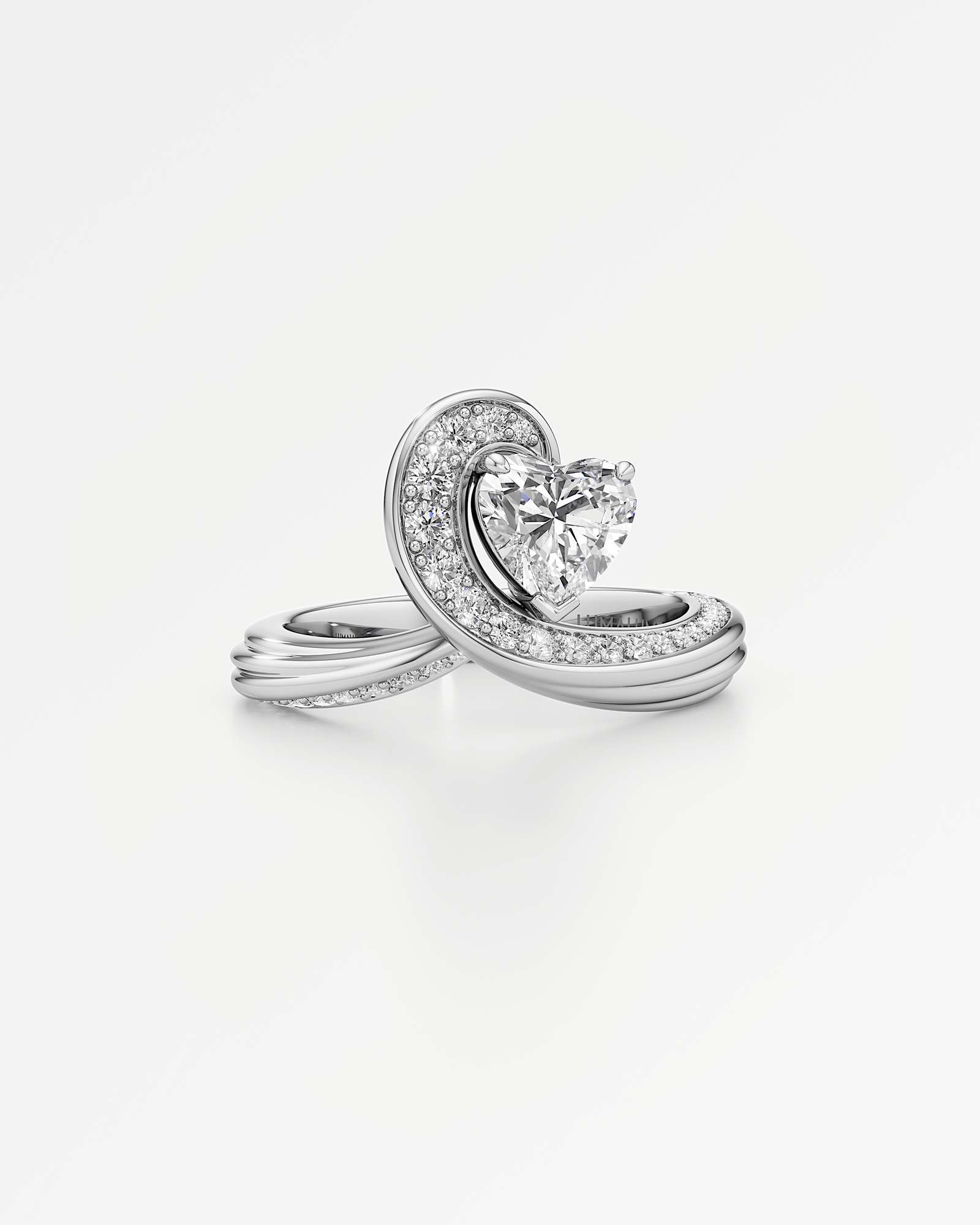 You Chérir Diamond Engagement Ring, in 14K White Gold (1.10 ctw)