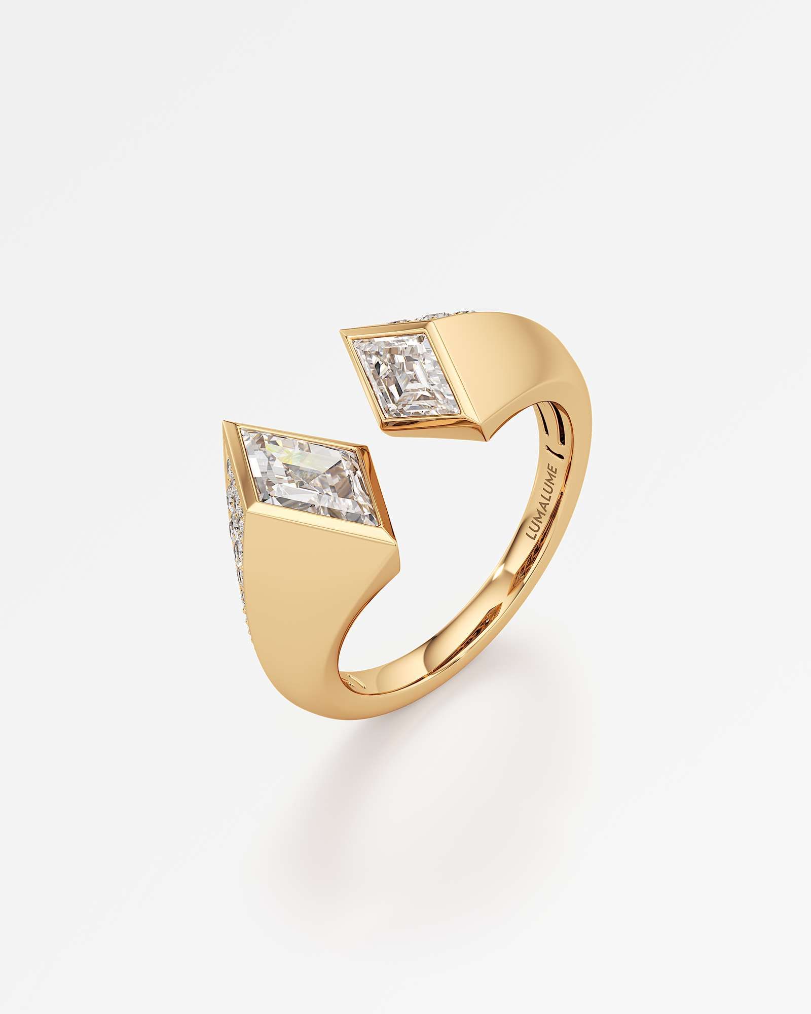 Vértice Pavé Diamond Ring
