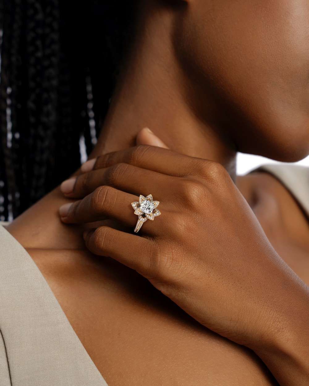 Etherea Diamond Engagement Ring