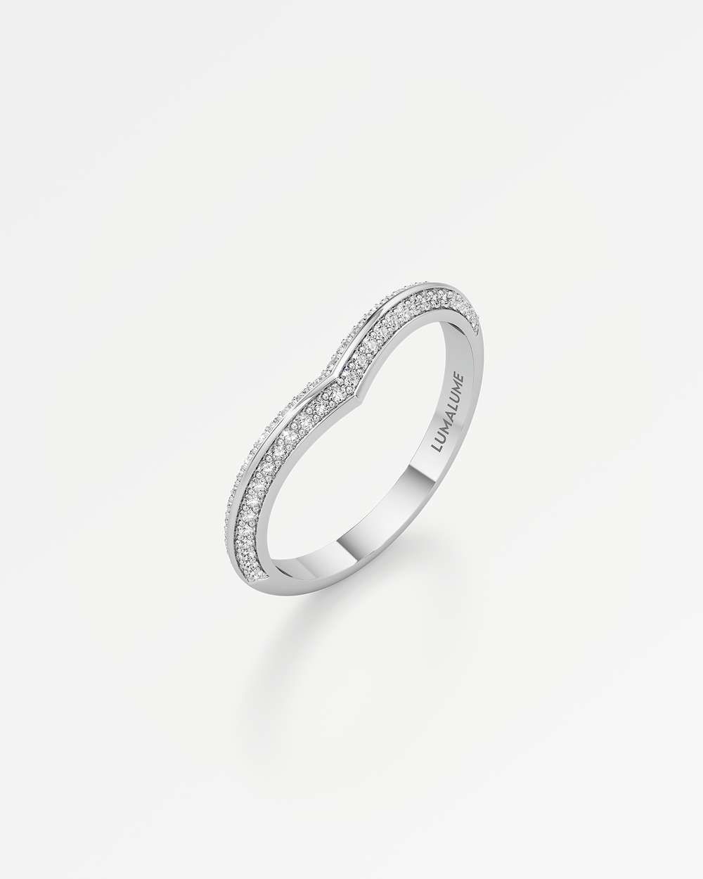 Vita Pavé Diamond Wedding Band