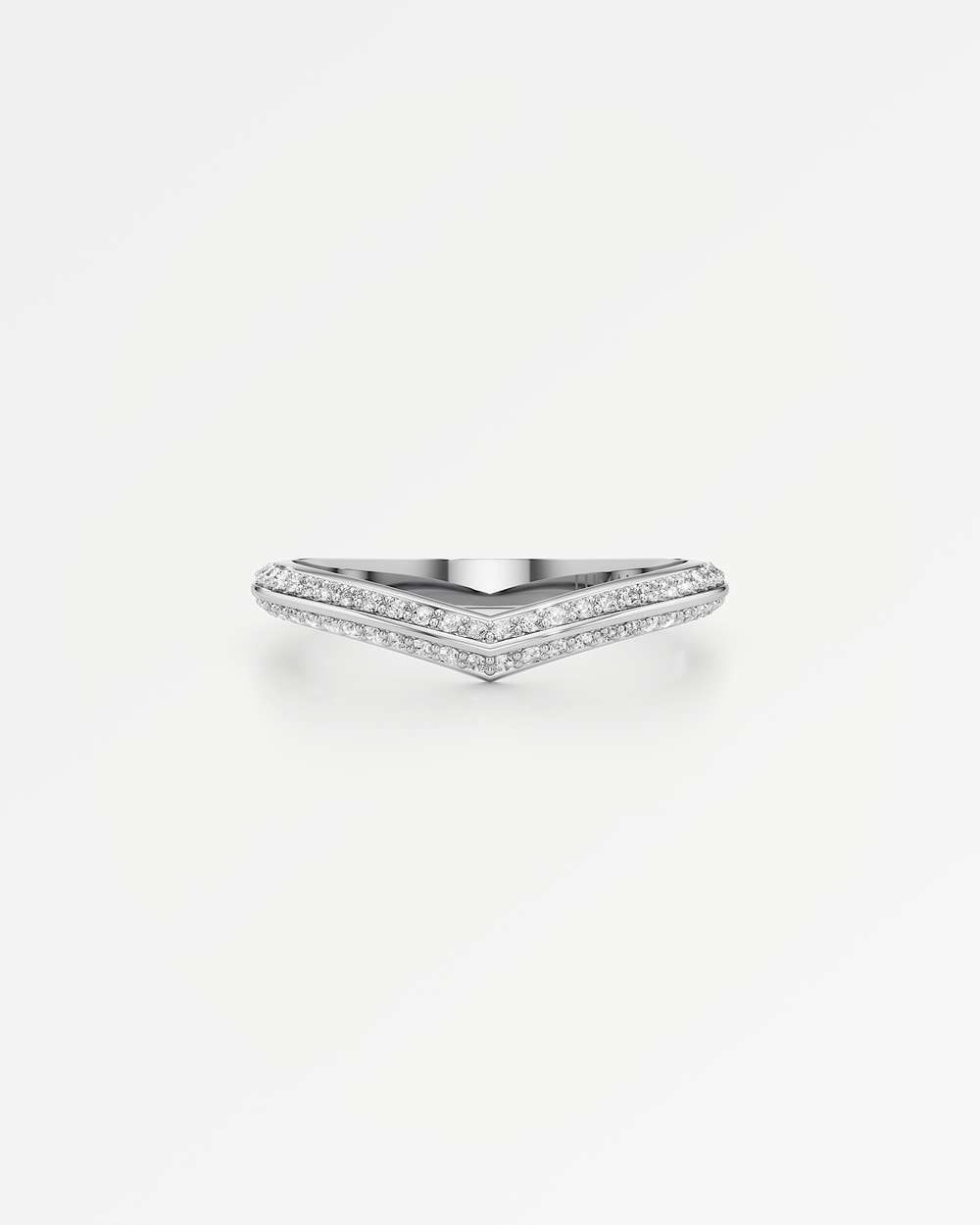Vita Pavé Diamond Wedding Band