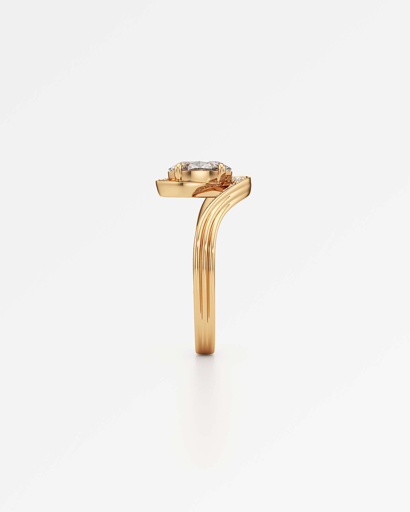You Renouveau Diamond Engagement Ring, in 14K Yellow Gold (1.23 ctw)