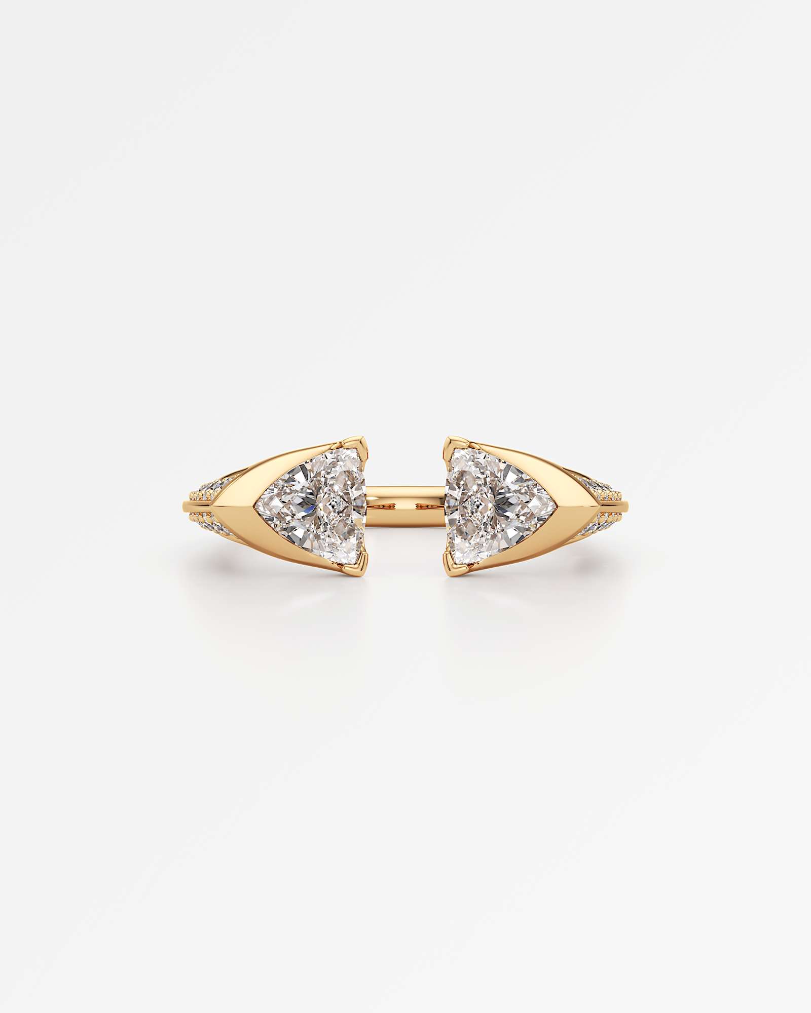 Pinnacle Skaro Diamond Ring, In 14K Yellow Gold (1.20 ctw)