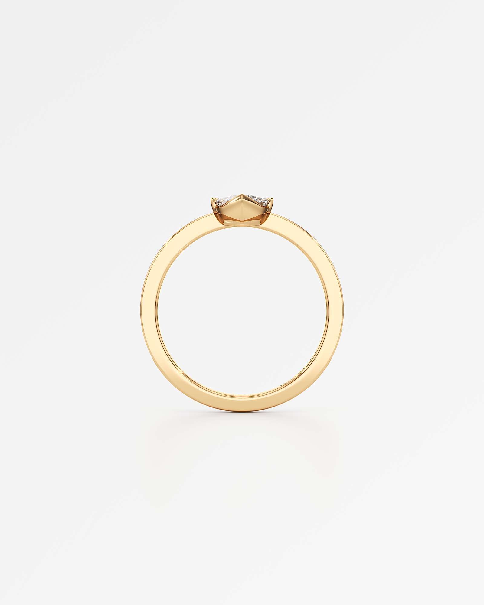 Pinnacle Valeris Diamond Ring, In 14K Yellow Gold (1.01 ctw)