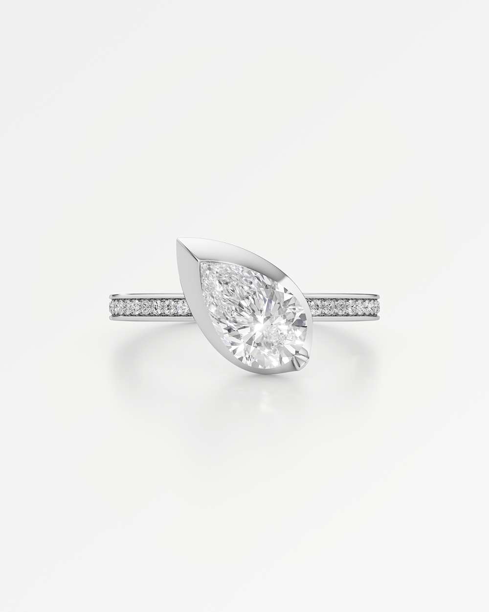 Apice Pavé Diamond Ring