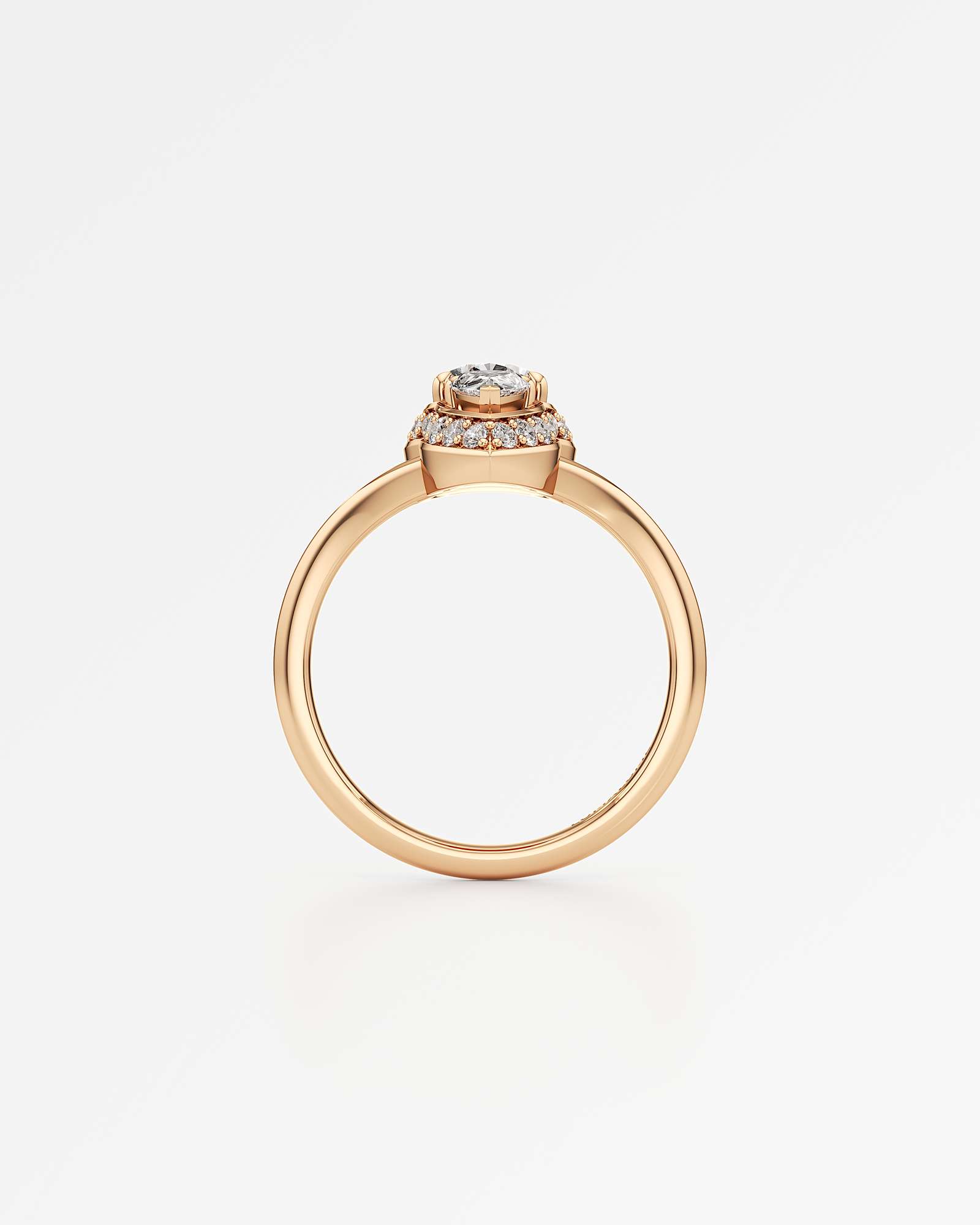 HELD Vianna Diamond Engagement Ring, In 14K Rose Gold (1.43 ctw)