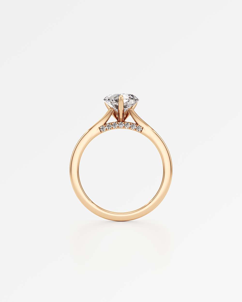 Eleanor Solitaire Diamond Engagement Ring