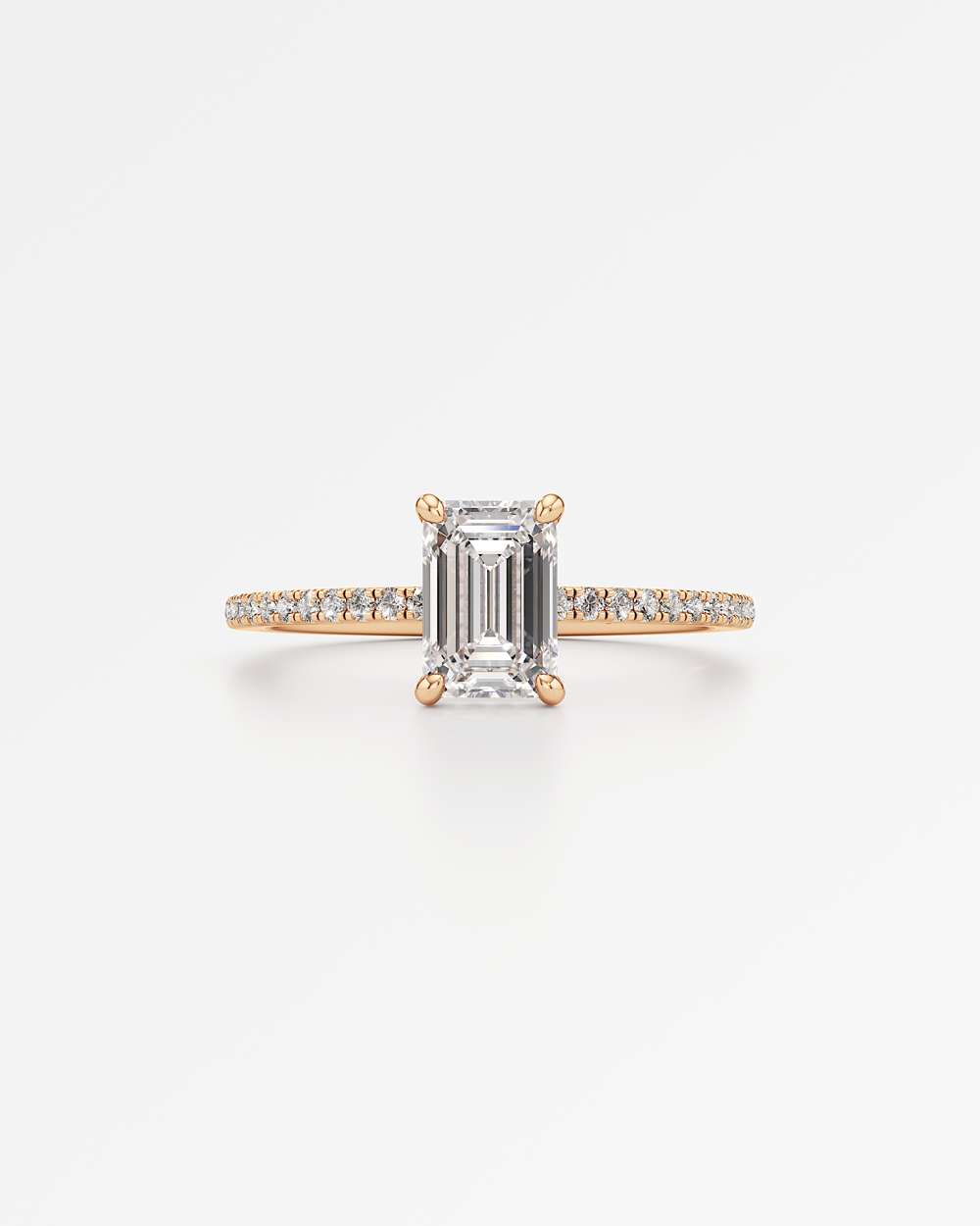 Elsa Hidden Halo Diamond Engagement Ring