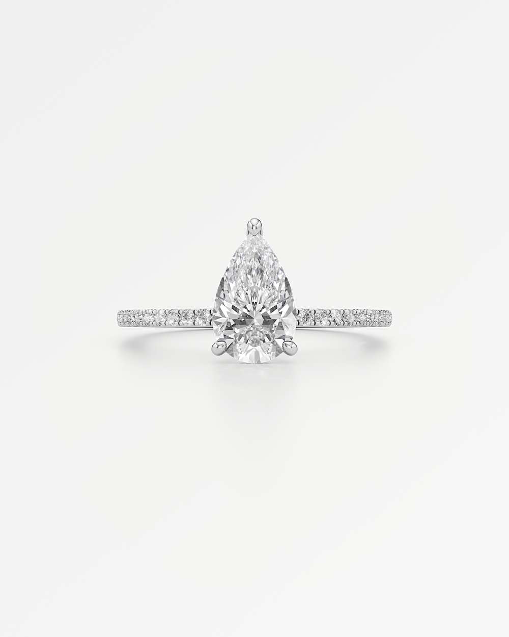 Elsa Hidden Halo Diamond Engagement Ring