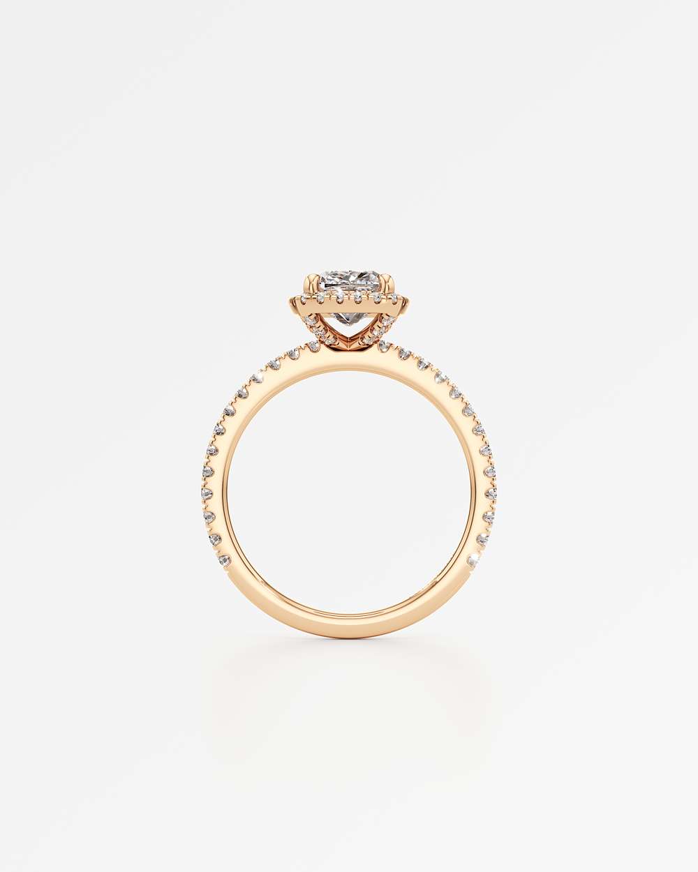 Elsa Halo Diamond Engagement Ring