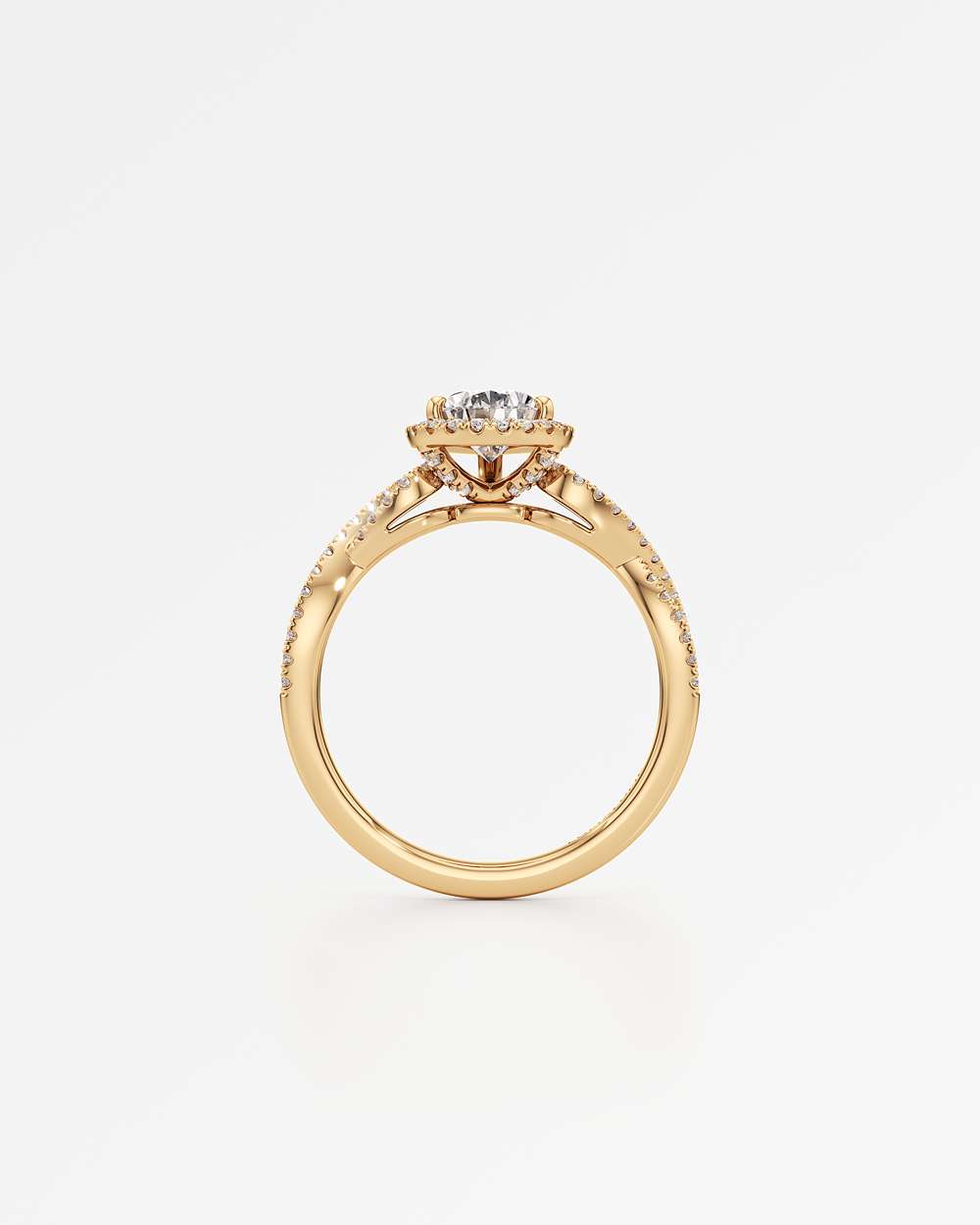Alessia Halo Diamond Engagement Ring