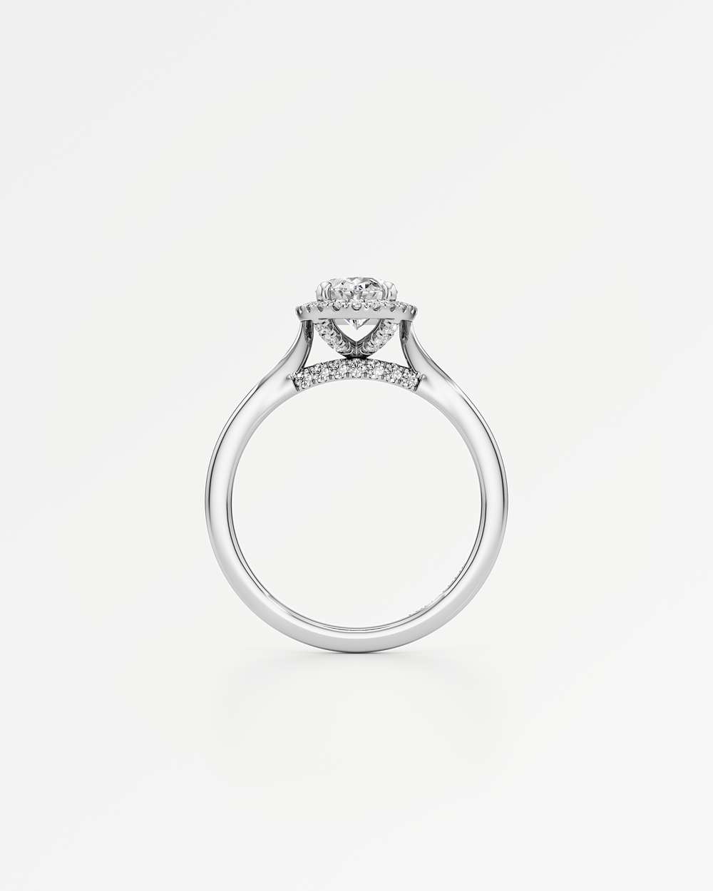 Eleanor Halo Diamond Engagement Ring