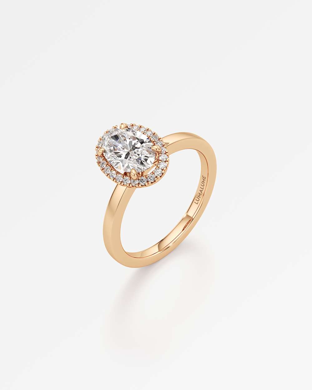 Elin Halo Diamond Engagement Ring