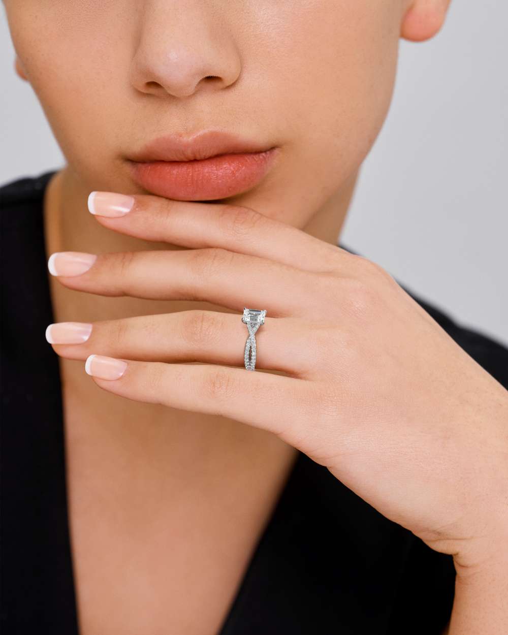 Arabella Solitaire Diamond Engagement Ring