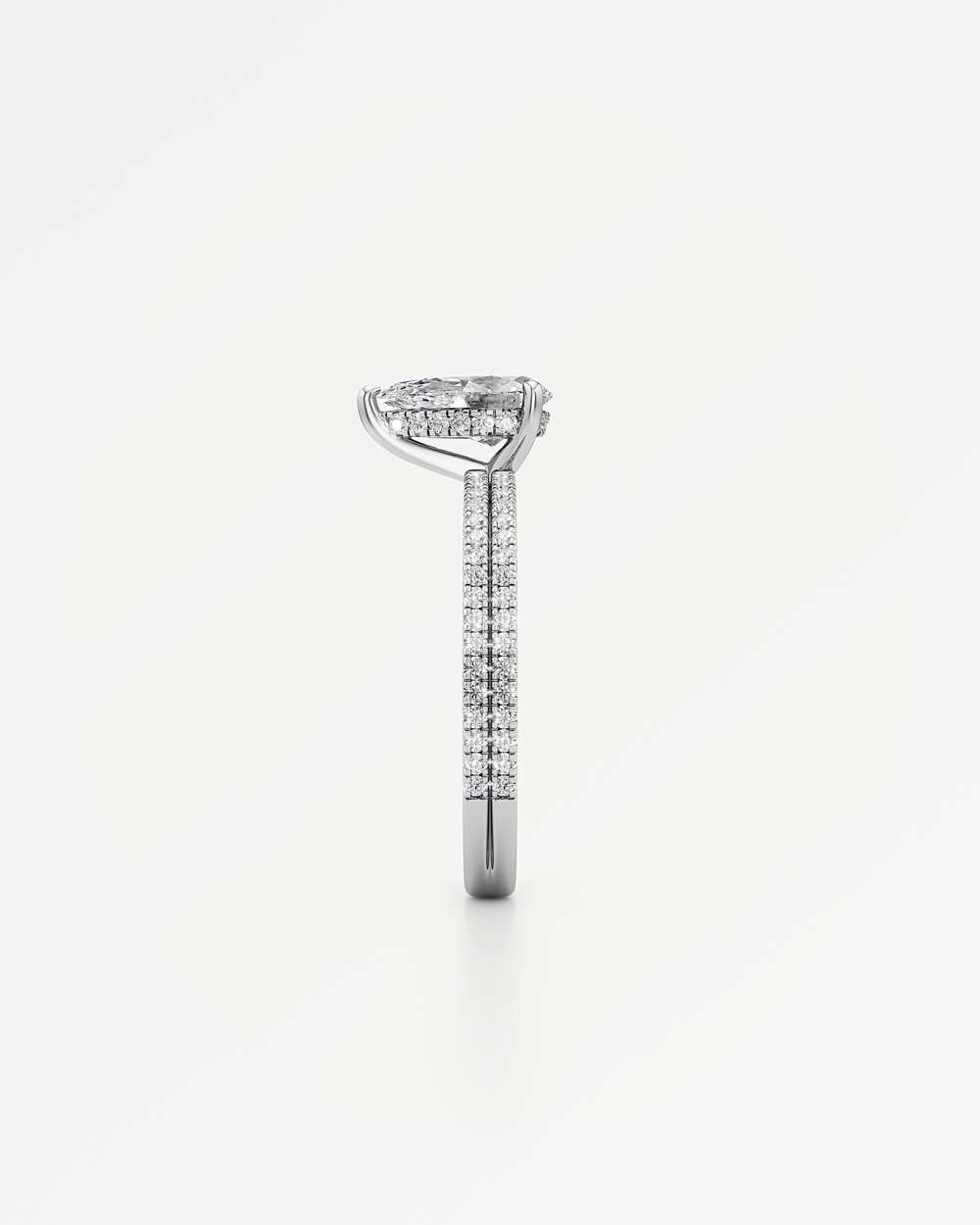 Chiara Hidden Halo Diamond Engagement Ring