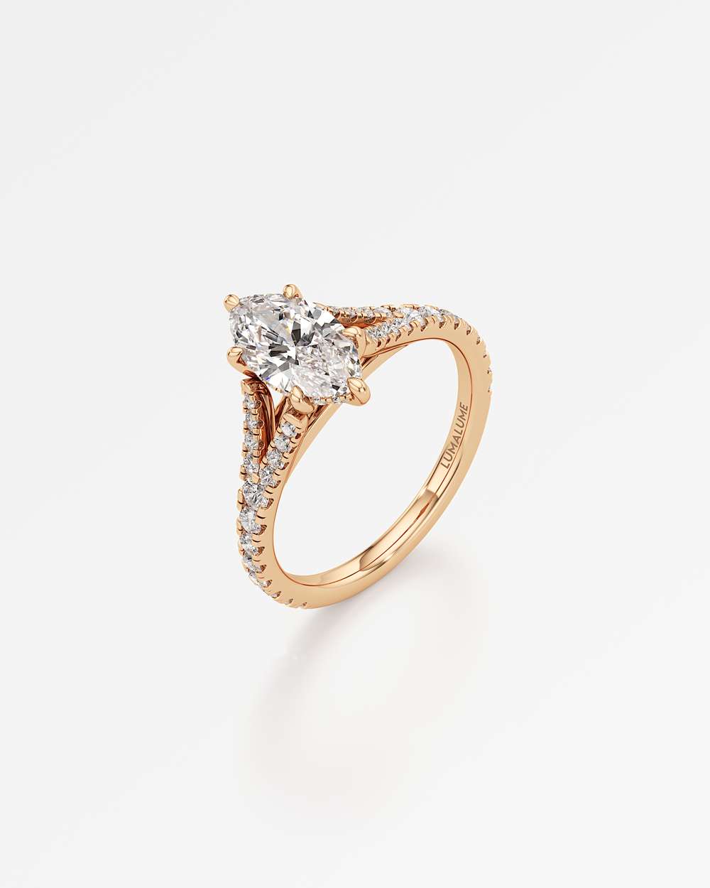 Marisol Hidden Halo Diamond Engagement Ring