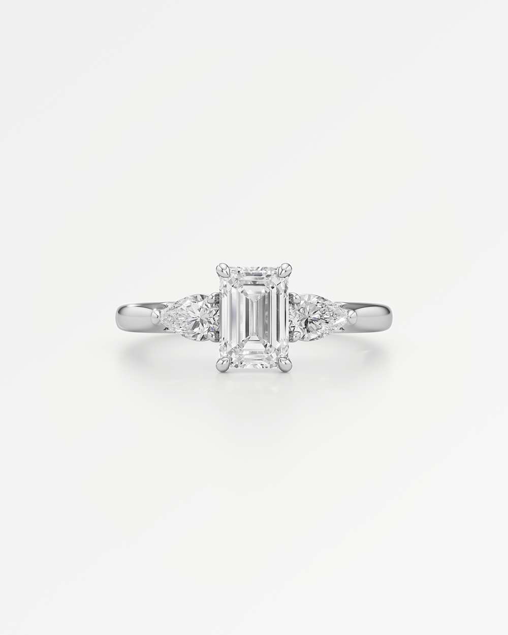 Trinette Solitaire Diamond Engagement Ring