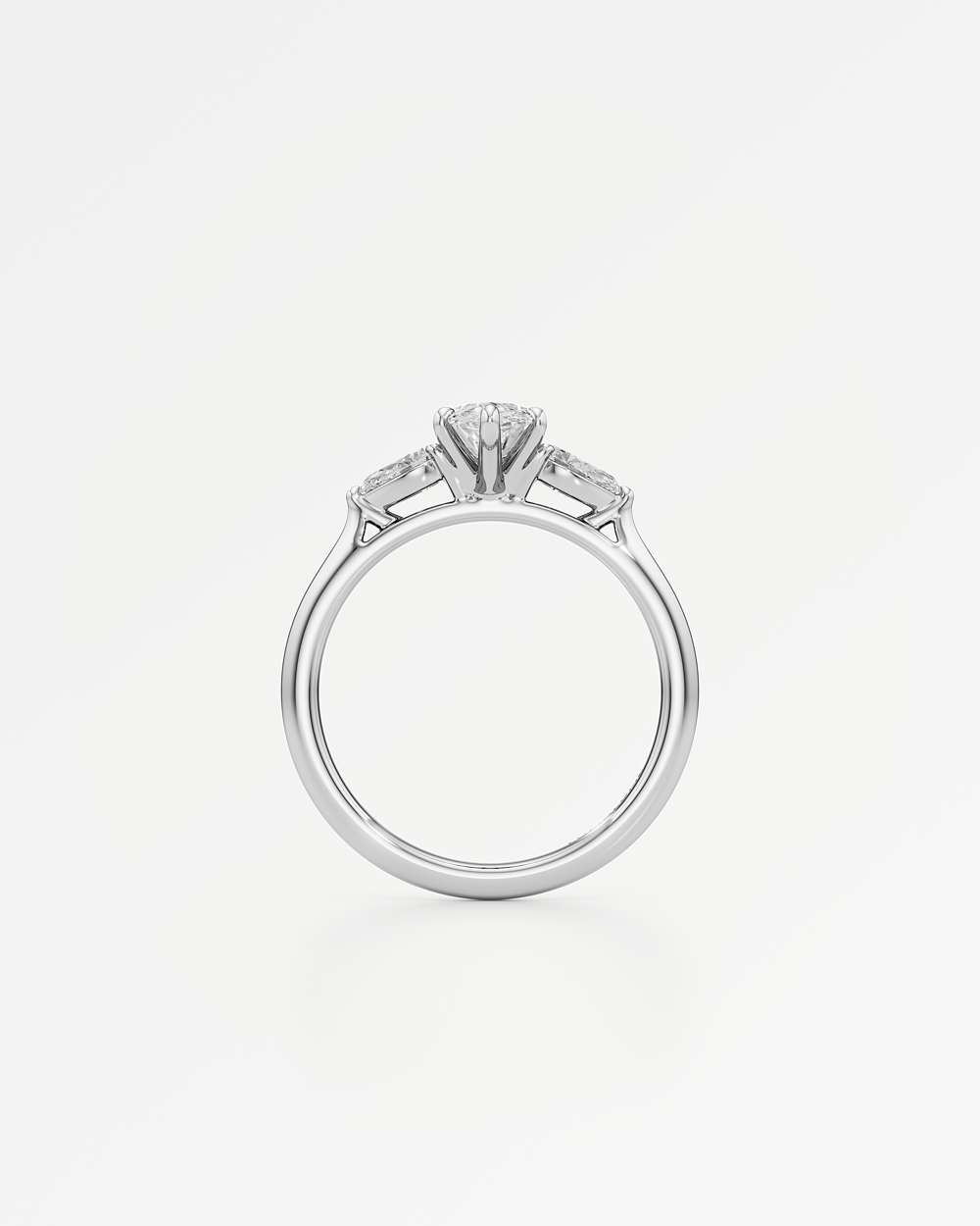 Trinette Solitaire Diamond Engagement Ring