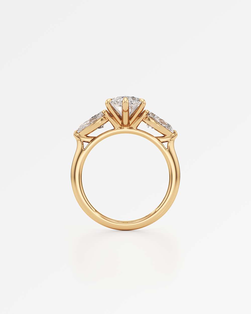 Trinette Solitaire Diamond Engagement Ring