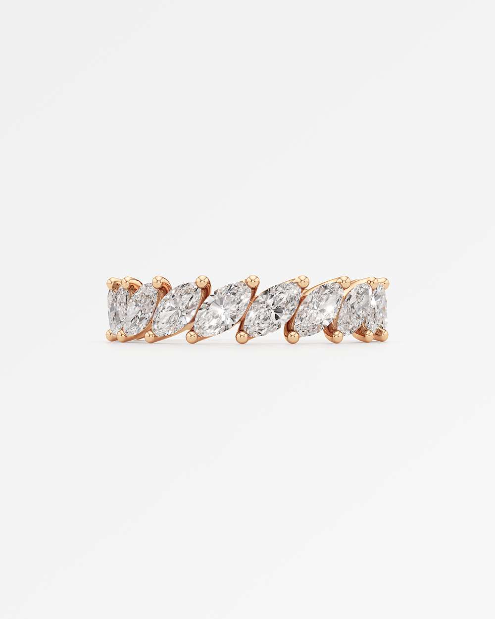 Sola Diamond Wedding Band 
