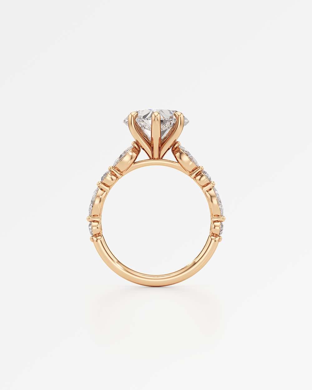 Zolaine Solitaire Diamond Engagement Ring
