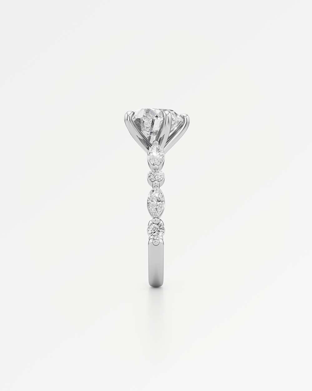 Zolaine Solitaire Diamond Engagement Ring
