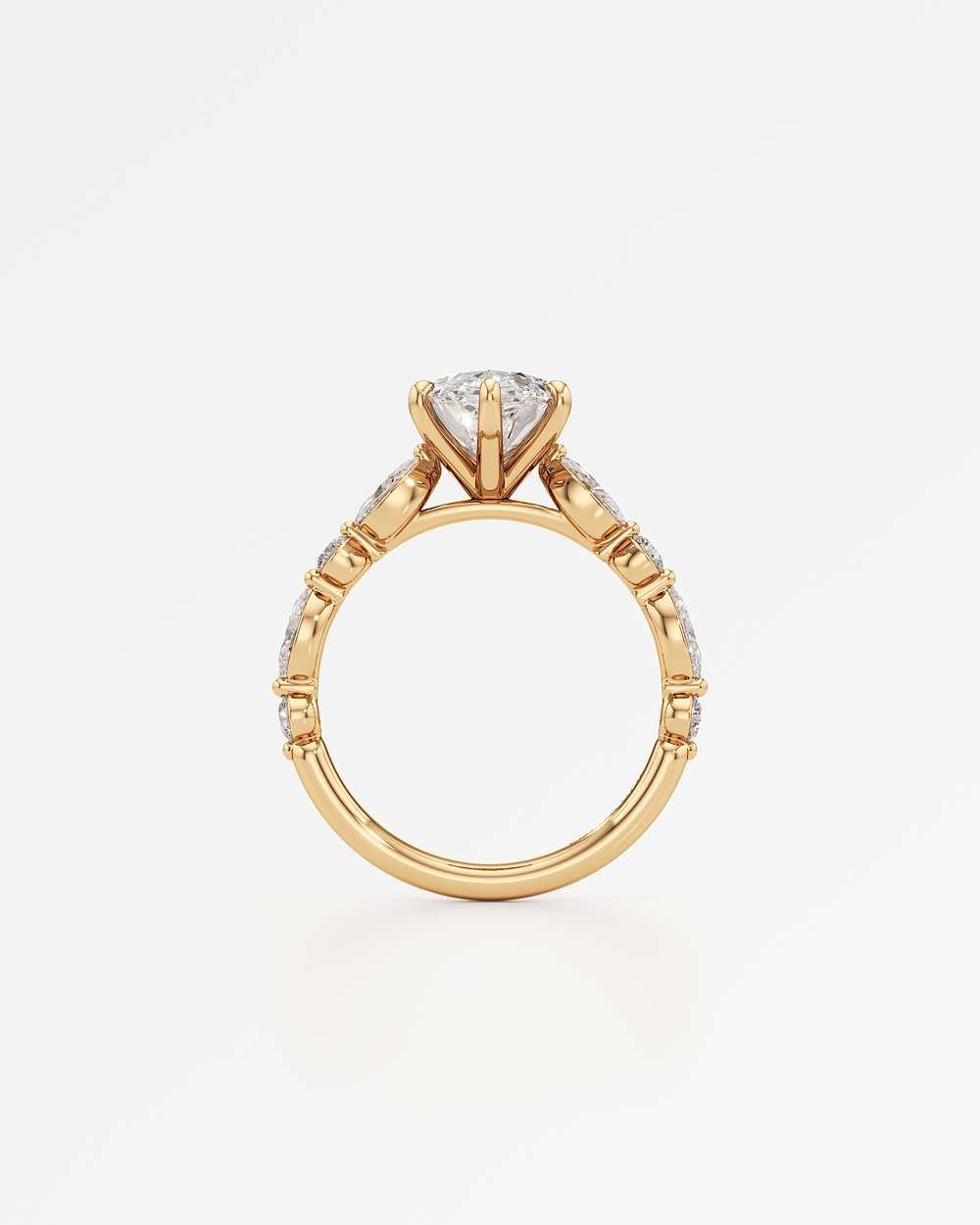 Zolaine Solitaire Diamond Engagement Ring