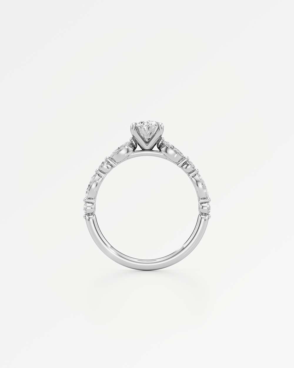 Zolaine Solitaire Diamond Engagement Ring
