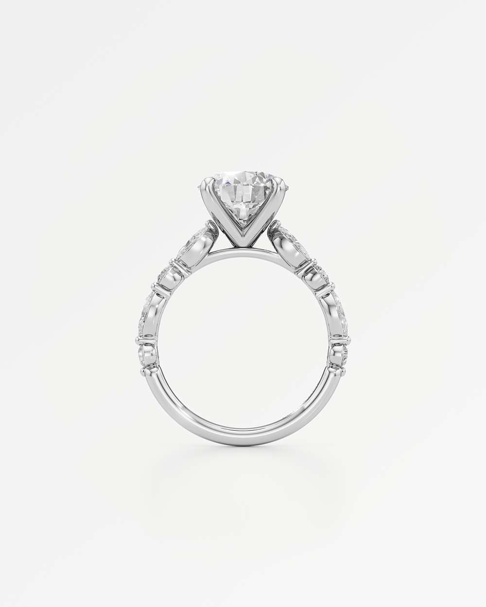 Zolaine Solitaire Diamond Engagement Ring