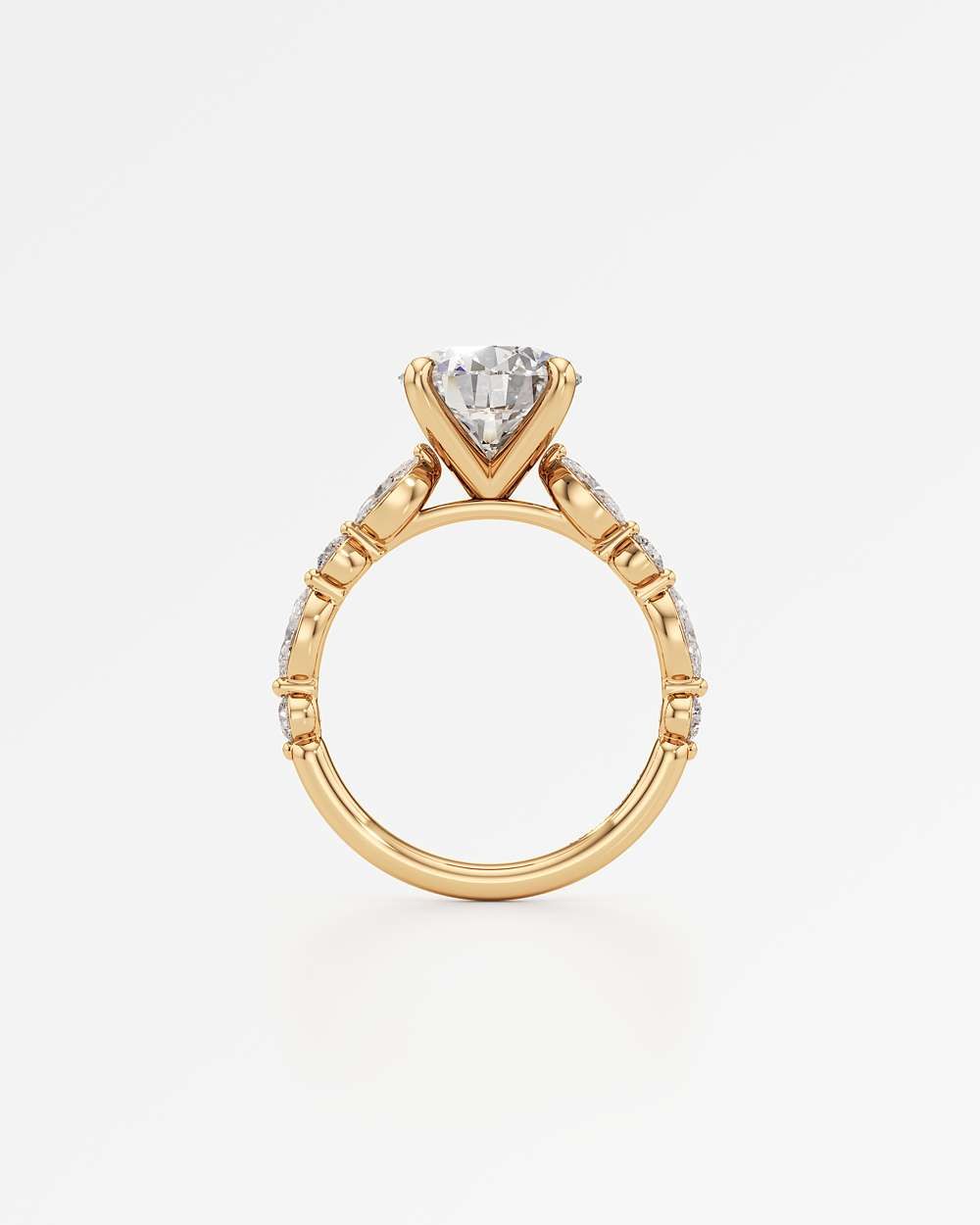 Zolaine Solitaire Diamond Engagement Ring
